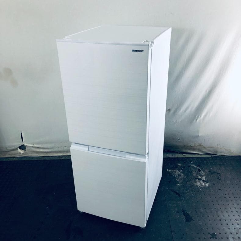 ★送料・設置無料★ 中古 2ドア冷蔵庫 シャープ (No.4443)