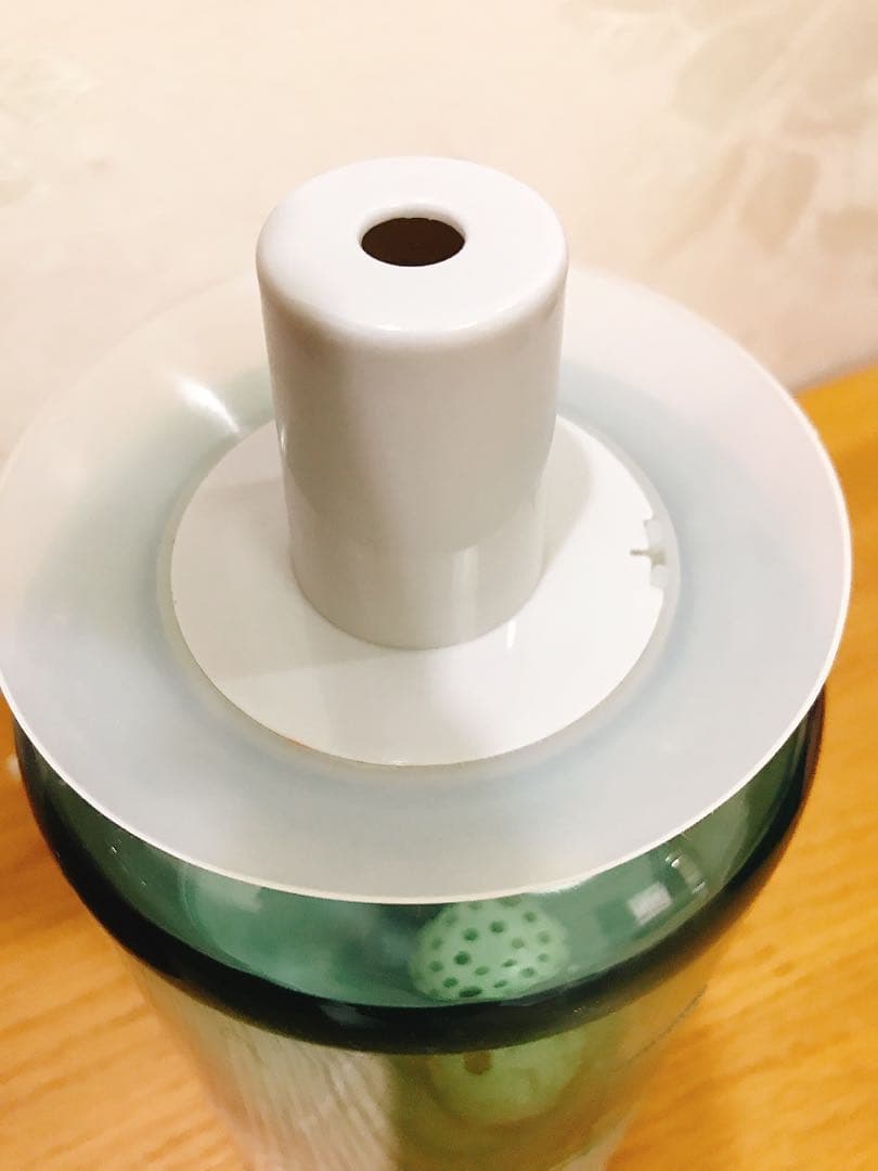 ☆廃盤○オンリリ　陶器　アロマ超音波式加湿器　ボルドー　0.9l