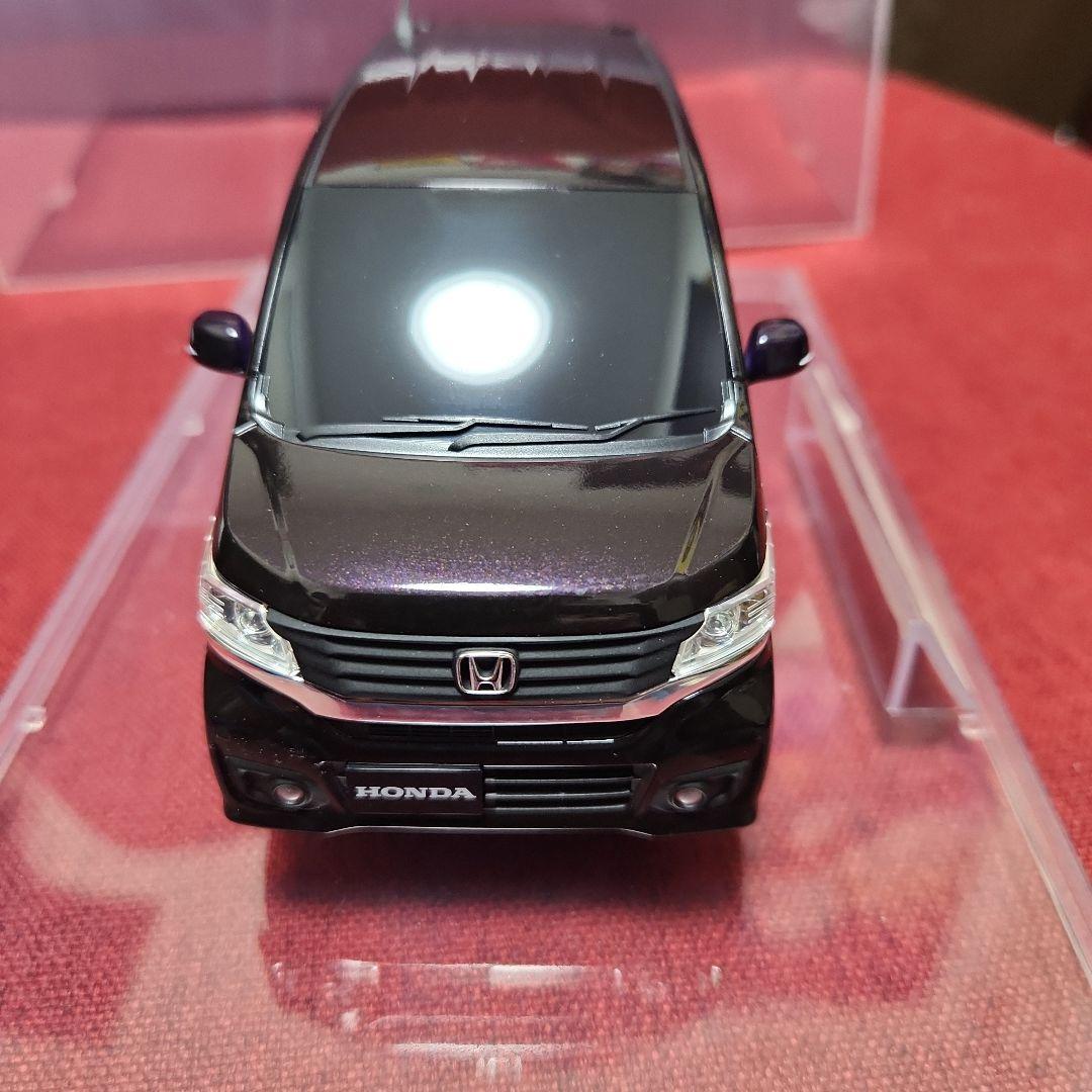 非売品ホンダ N-WGNカスタム カラーサンプル ミニカー パープル美品1/24