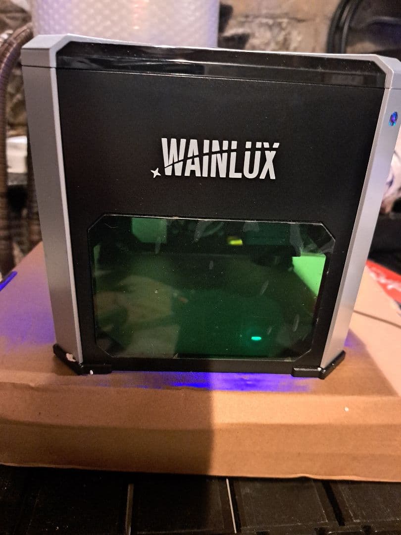 家庭用レーザー彫刻機　【美品】WAINLUX 青色レーザー印刷機 本体