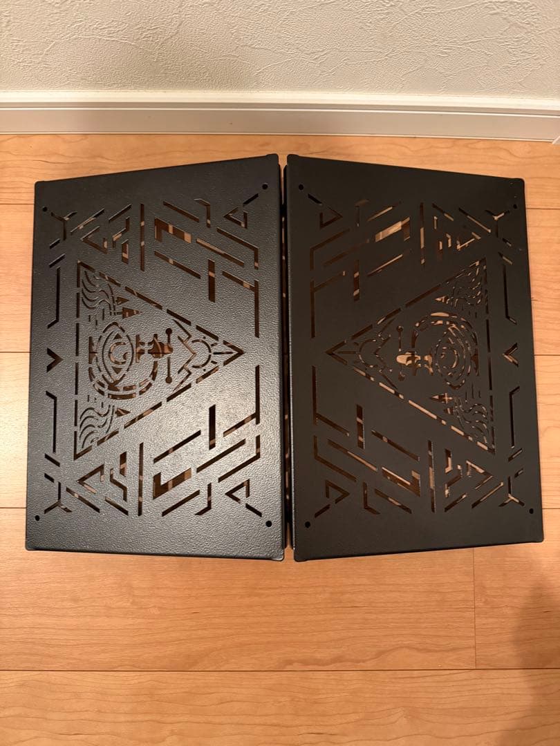 デバイスワークス ブラックデザイン アイアンプレート２枚セット