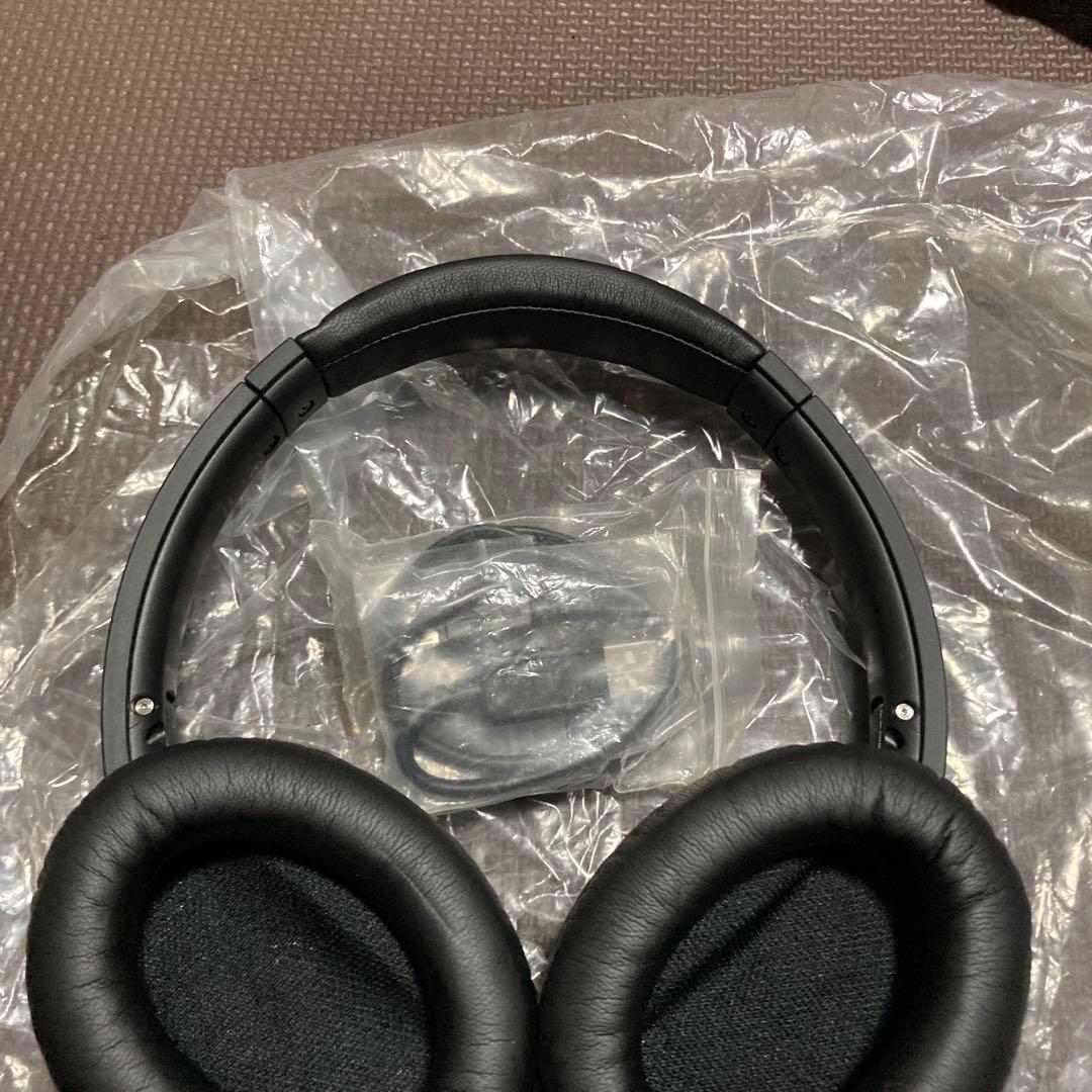 オーディオテクニカ、Audio-Technica ワイヤレスヘッドホン ブラック