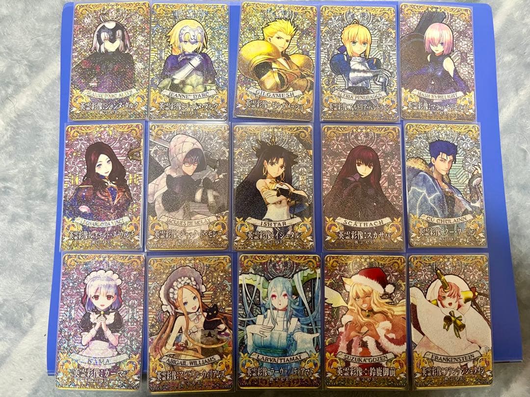fgoアーケード FGO カード　英霊彩像
