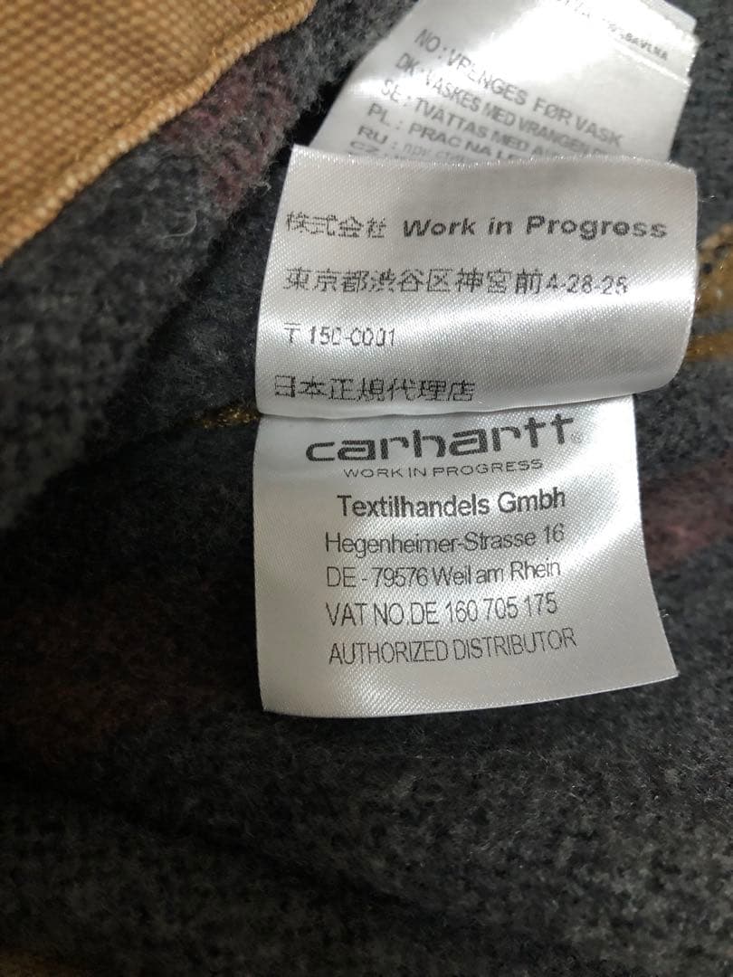 即決 美品 カーハート WIP OG チョアコート S