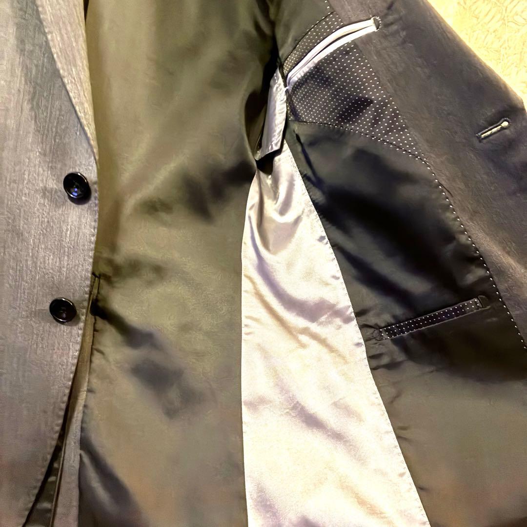 【ほぼ新品】P.S.F.A メンズスーツ ダークグレー(暗灰色) Y6 3ピース