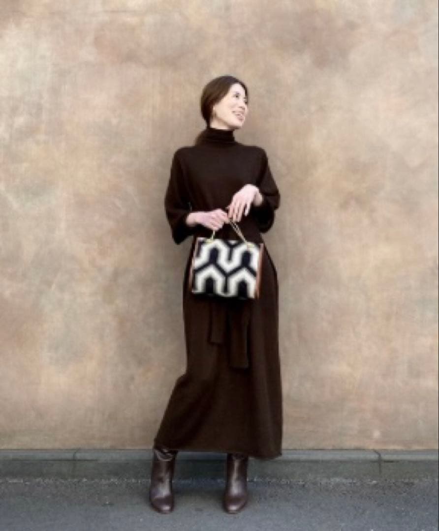 SAYAKA DAVIS ブラウン ニットワンピース