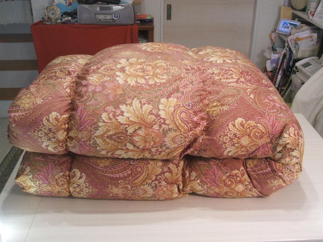 新品＊四つ星エクセル＊フランス増量１，３キロ＊綿１００％羽毛布団（シングル・Ｐ）