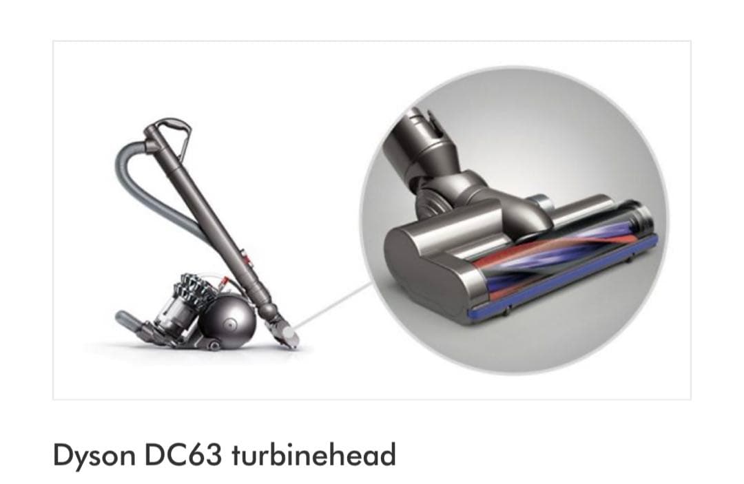 [ほぼ未使用]Dyson ダイソン DC63掃除機 タービンヘッド