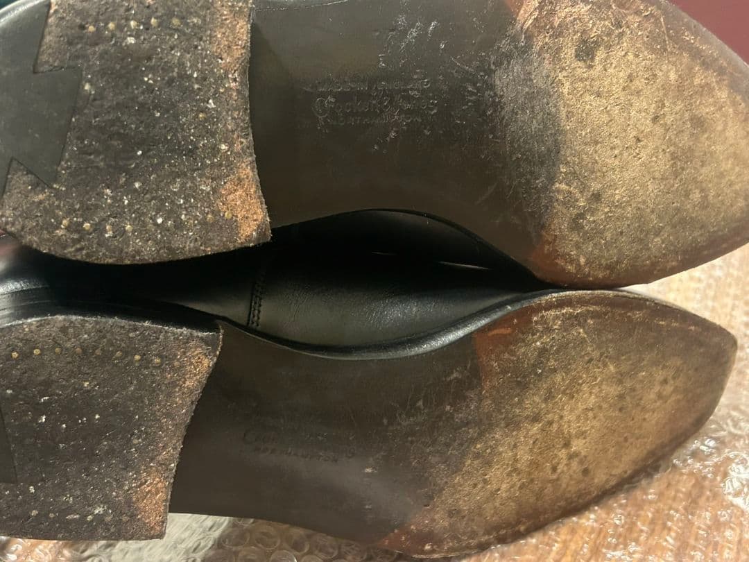 Crockett Jones ブラックドレスシューズ ビジネス　黒　8.5