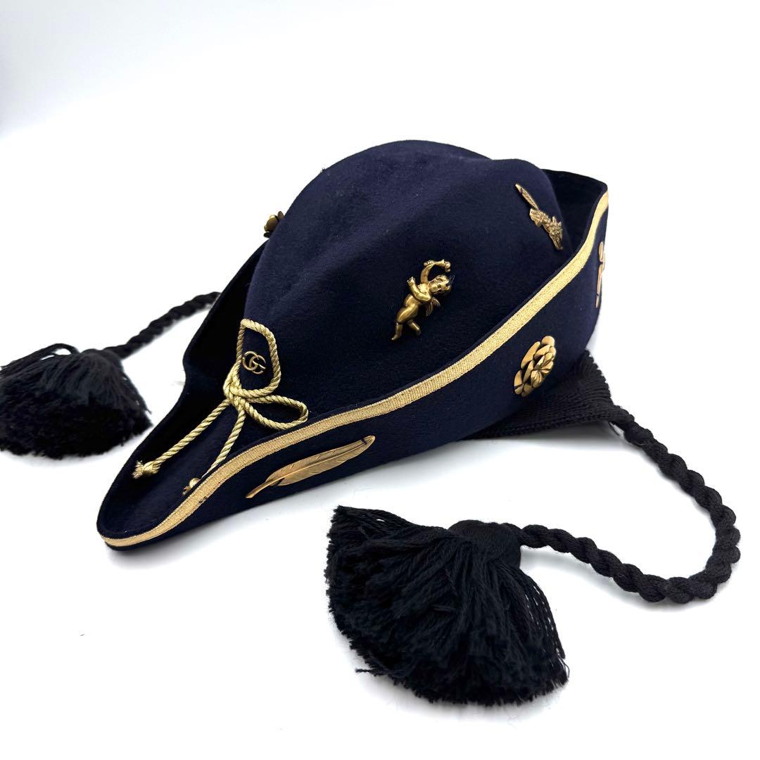 未使用品✨　グッチ　ラビット　パイレーツハット　GGマーモント　バケットハット