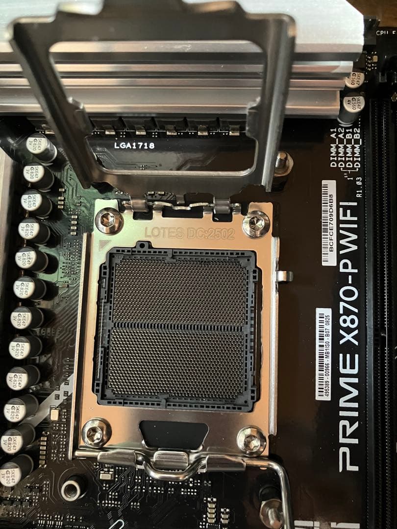 ジャンク？ ASUS X870-P WIFI-CSM マザーボード