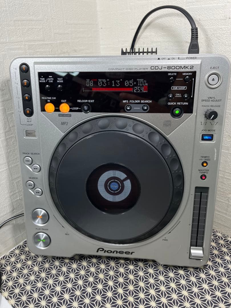 pioneer dj パイオニア　CDJ-800mk2 レンズメンテナンス