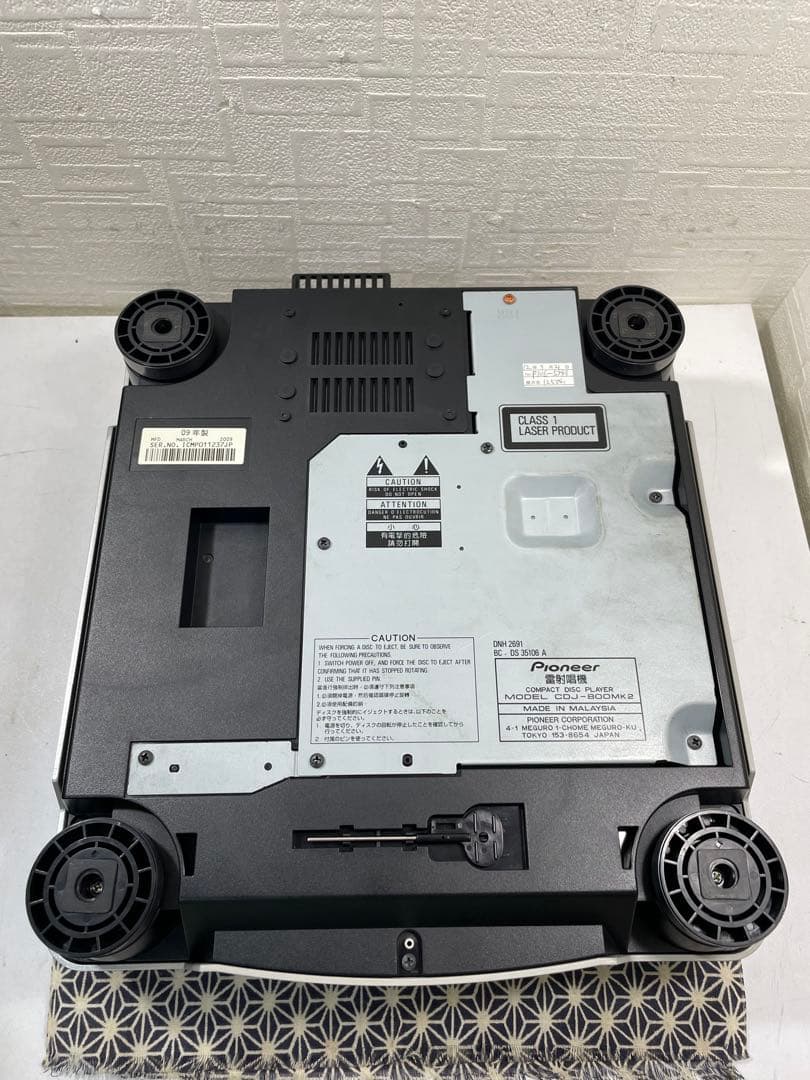 pioneer dj パイオニア　CDJ-800mk2 レンズメンテナンス