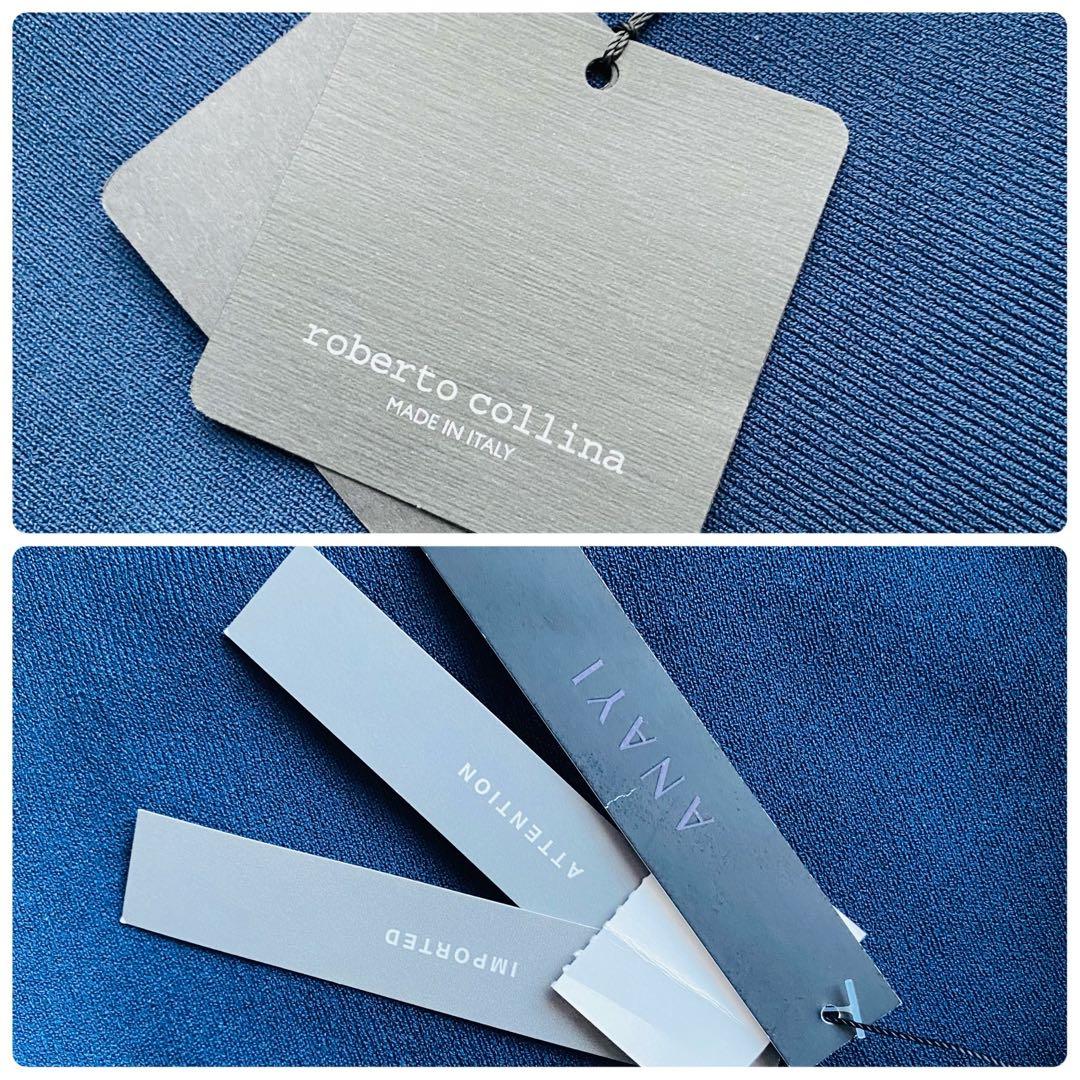 アナイ×イタリア製ロベルトコリーナ別注●未使用タグ付●ハイゲージニットドレス M