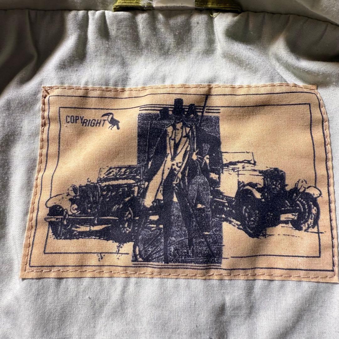 EUR military flight jacket古着オリーブイエロー58希少