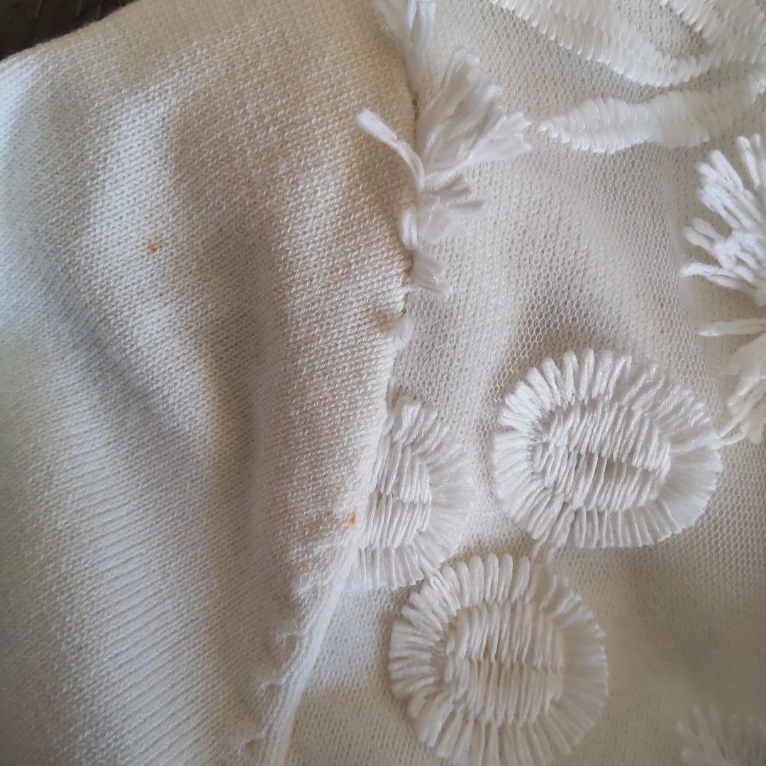 新品タグ付き！ランバンオンブルー刺繍パールカーディガン 38