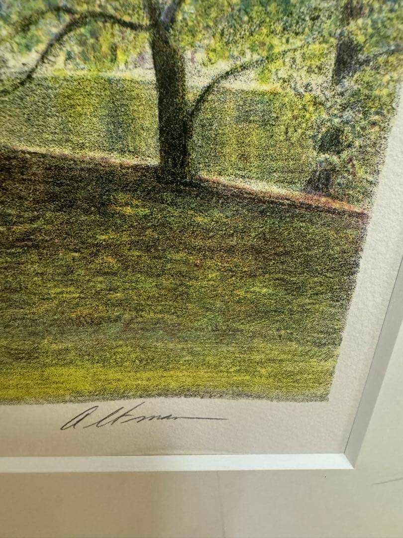 Harold Altman lithographレスティングカップル　リトグラフ