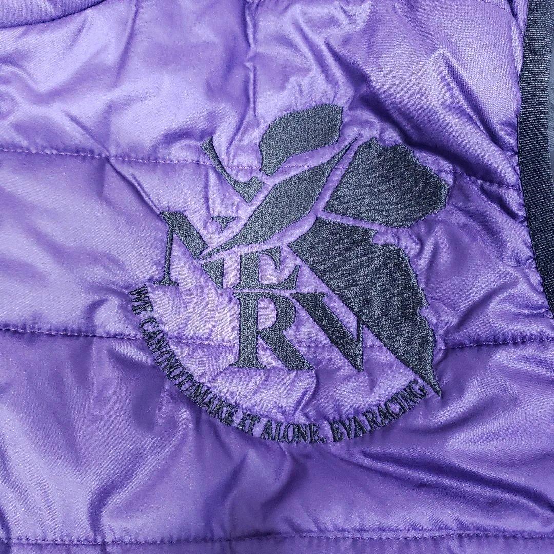エヴァンゲリオン　EVA Racing 紫 キルティングベスト　日本製