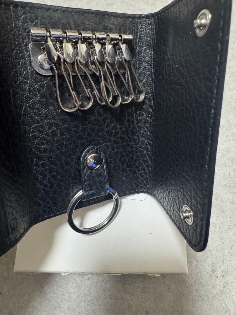 Maison Margiela ブラック キーケース 6連 4ステッチ