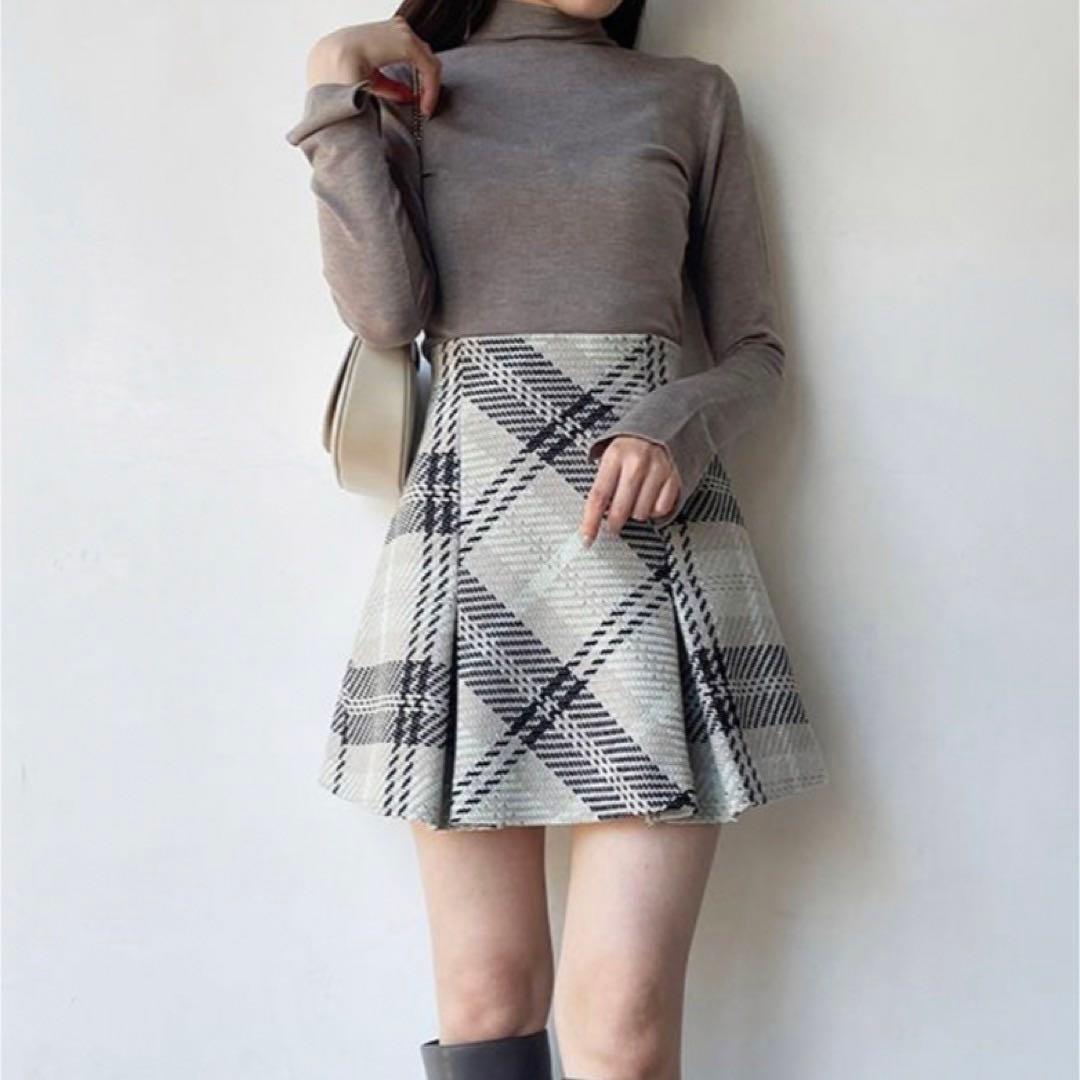 ♡【値下げ】snidel ロービングチェックミニスカート(タグ付き)