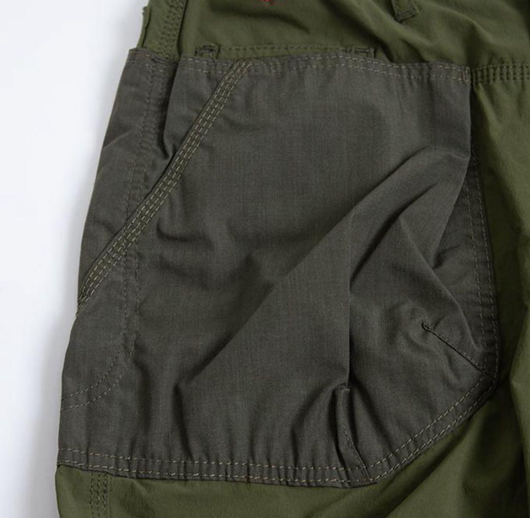 ナンガ×ハク チルアウト テーパード HKS107 85（オリーブ）