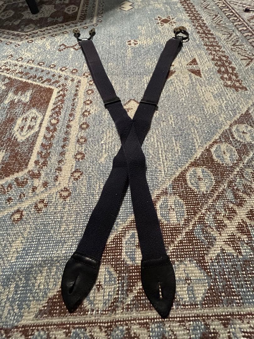 ナイジェルケーボン US アーミー サスペンダー ネイビー