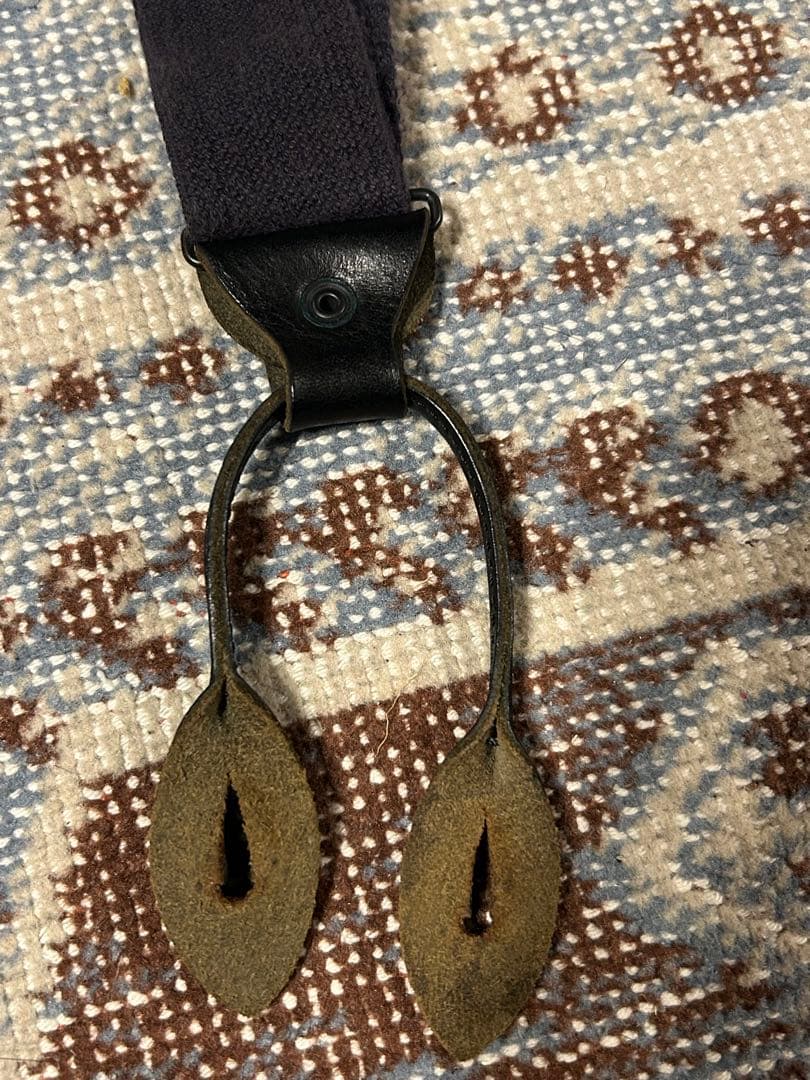 ナイジェルケーボン US アーミー サスペンダー ネイビー