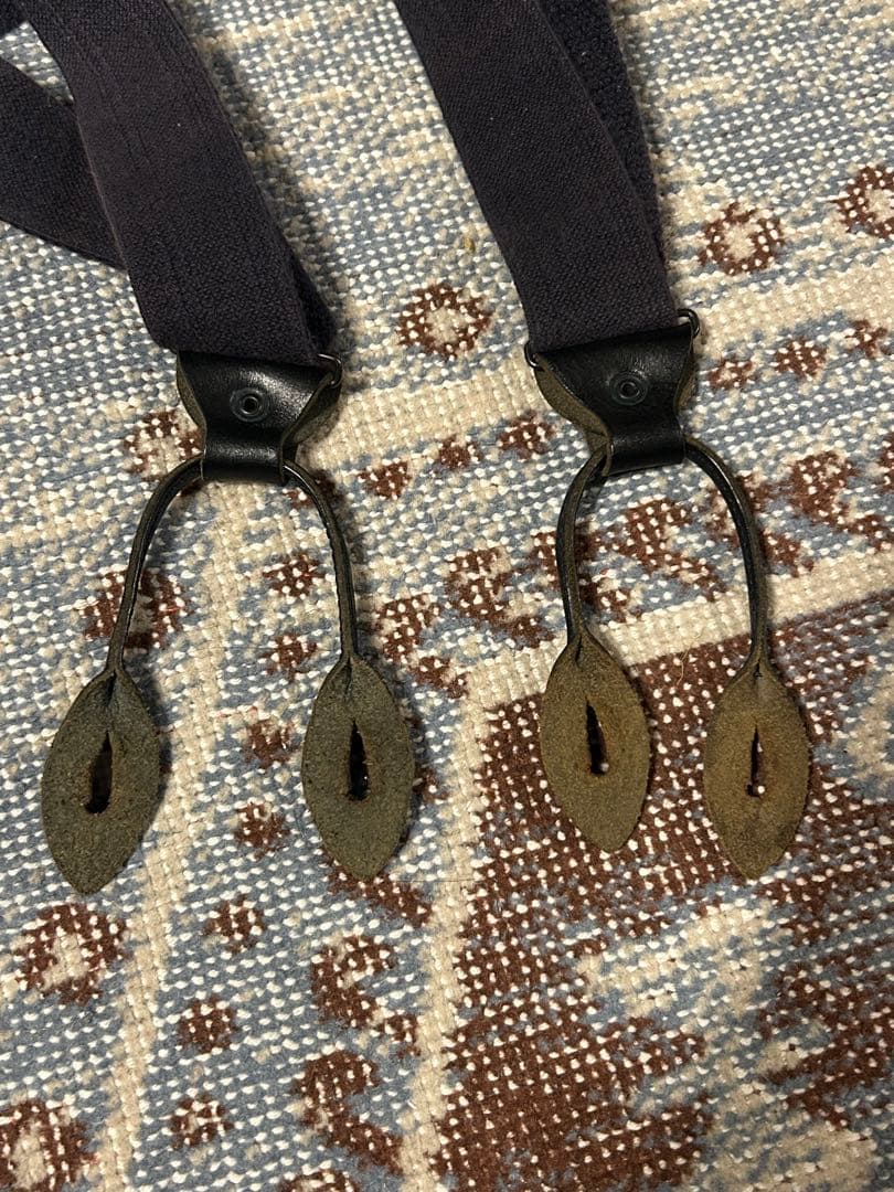 ナイジェルケーボン US アーミー サスペンダー ネイビー