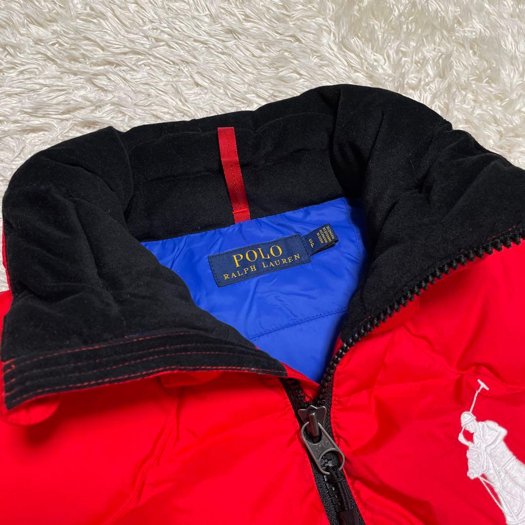 POLO RALPH LAUREN ダウンベスト　ビッグポニー レッド S