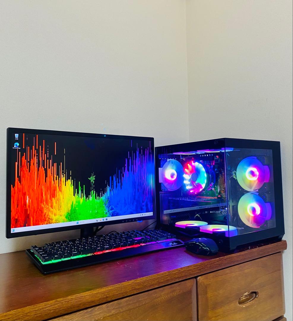 【Ryzen 7 5700X以上！】ゲーミングPCフルセット GTX1050ti