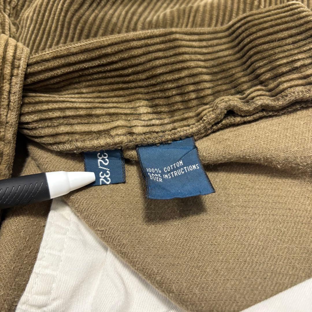 90sPolobyRalphLaurenラルフローレンコーデュロイパンツ太畝