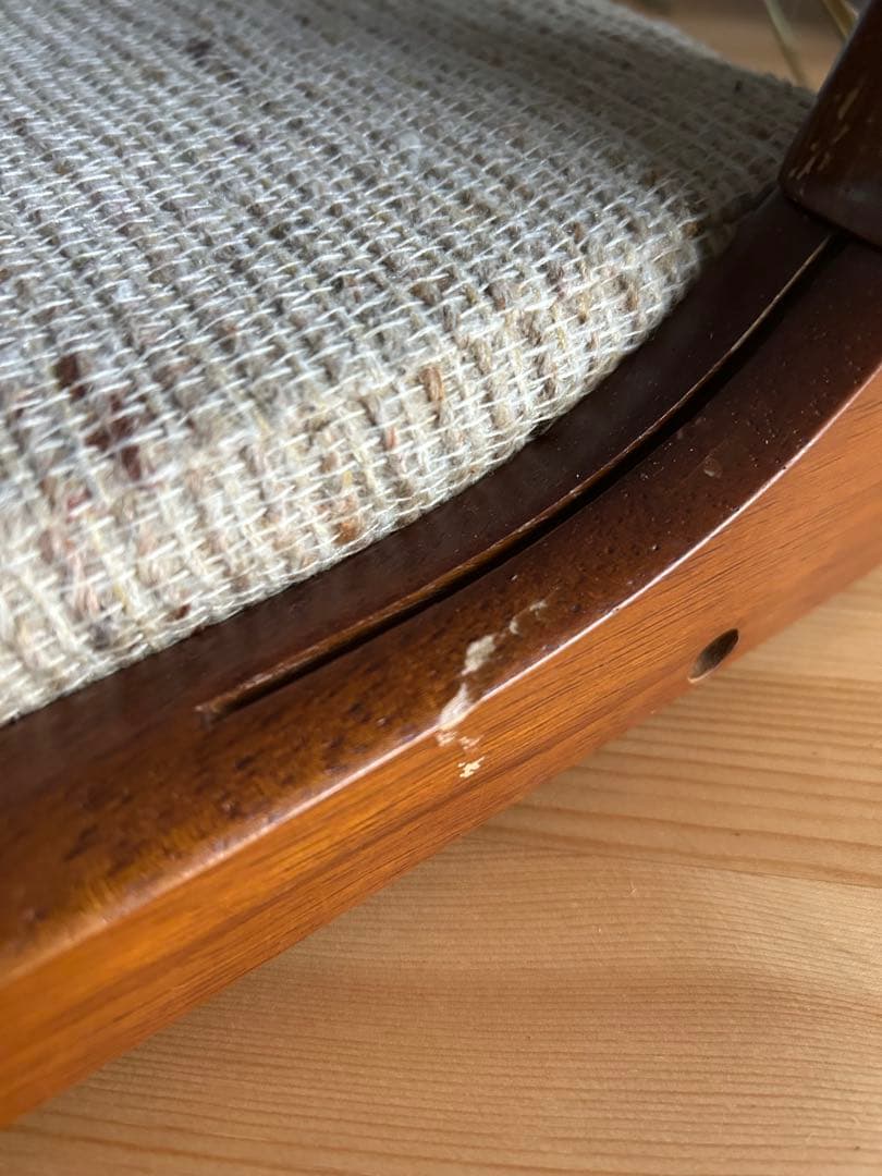 木製　折り畳み座椅子　ローチェア　和室　2脚セット