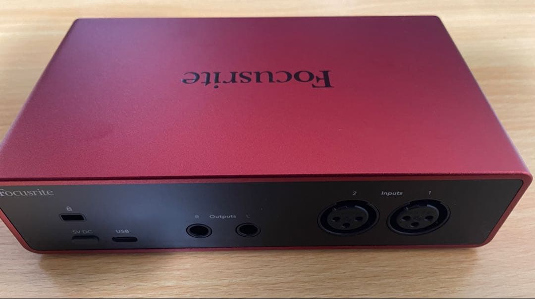 Focusrite Scarlett 2i2 4th gen第四世代