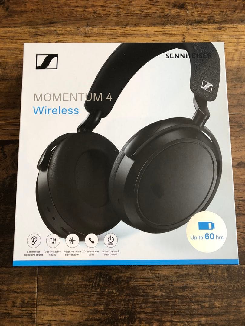 ゼンハイザーSennheiserワイヤレスヘッドホンMOMENTUM4ブラック