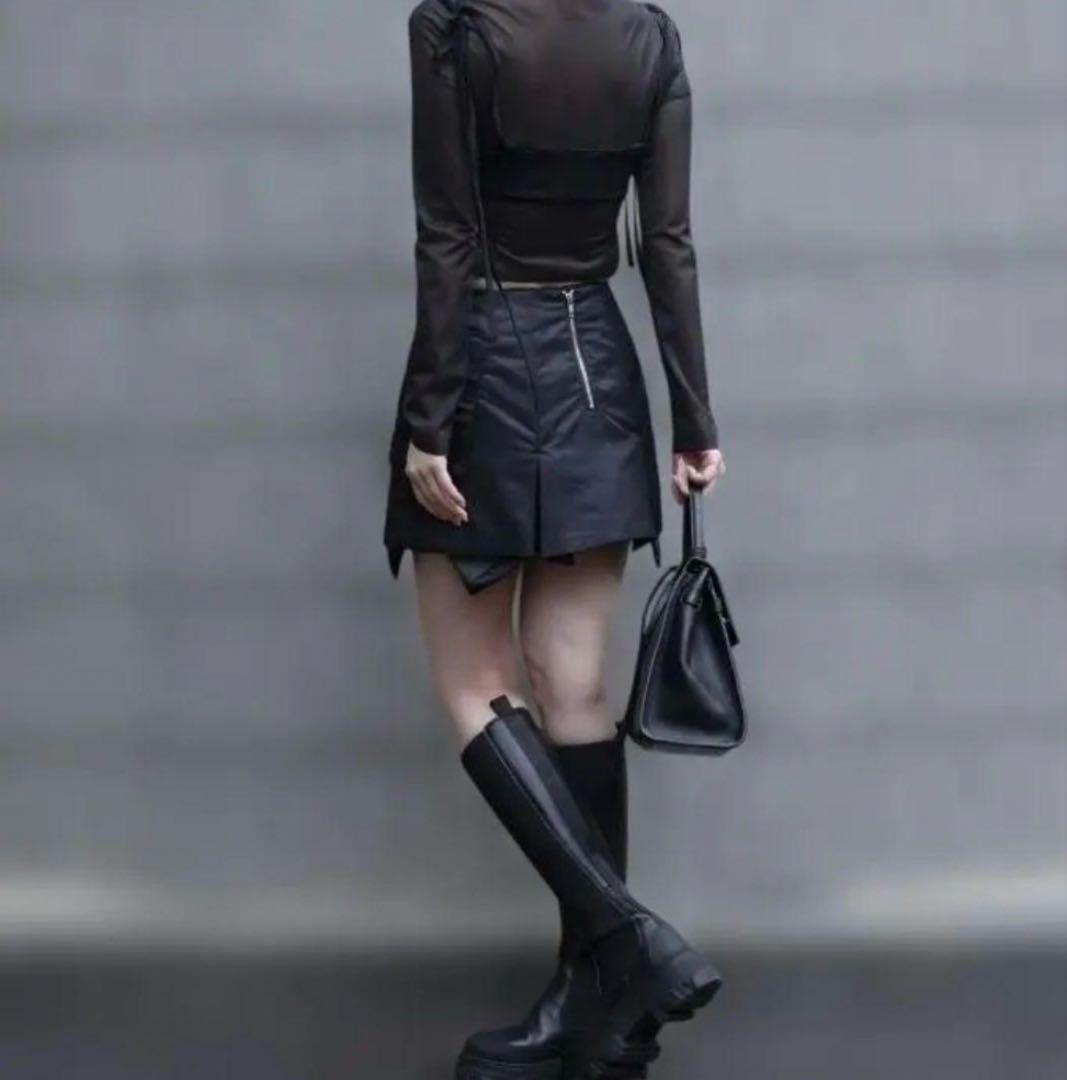 ESIO nylon MA-1ジップスカート