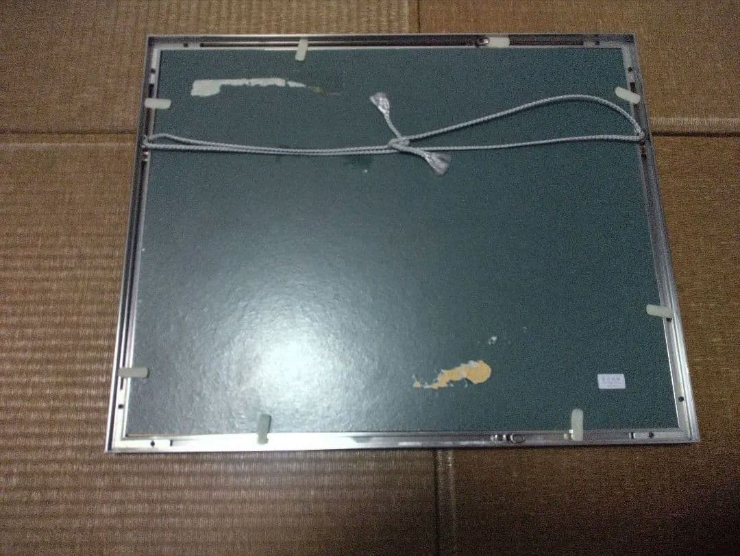 金属美術工芸品　武比古　純銀レリーフ額《幌馬車》装飾作品