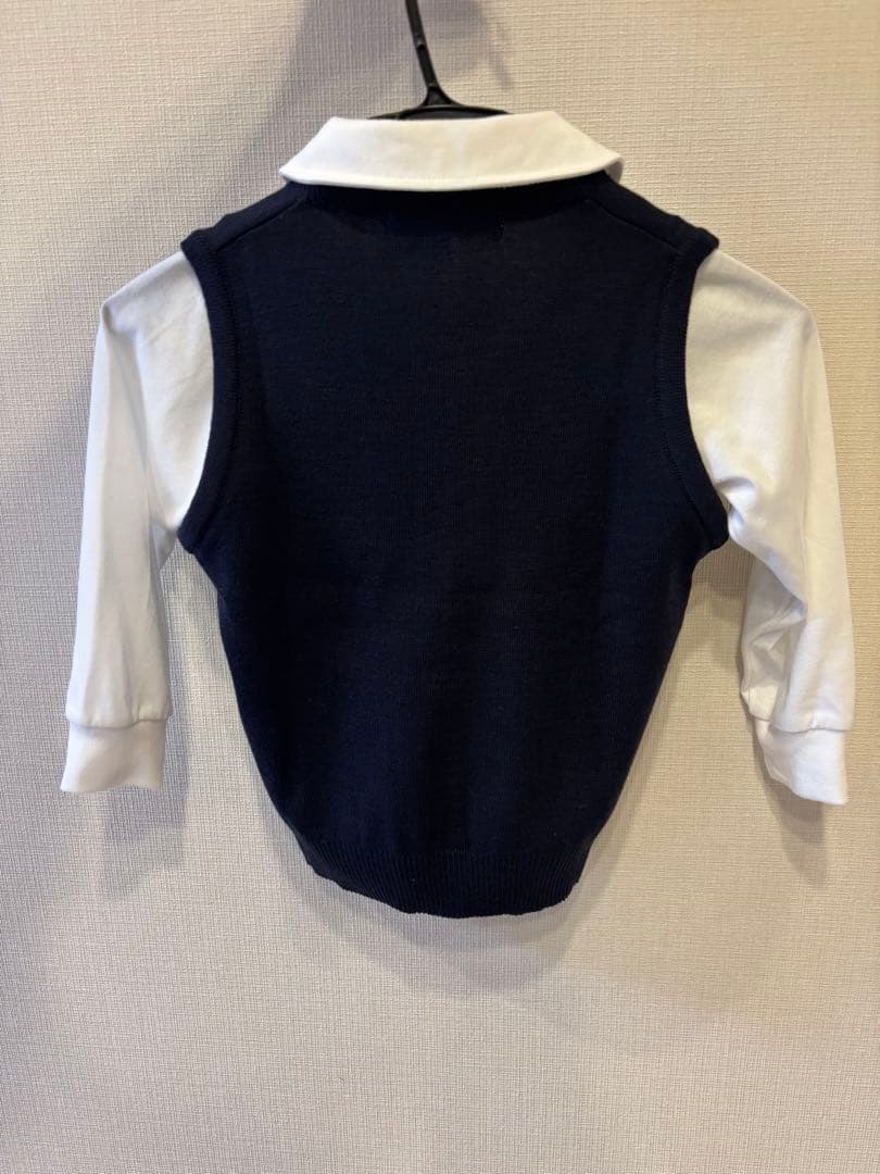 小学校受験服 6点セット 女の子用 120 キュロット　長袖　ポロシャツ　ベスト