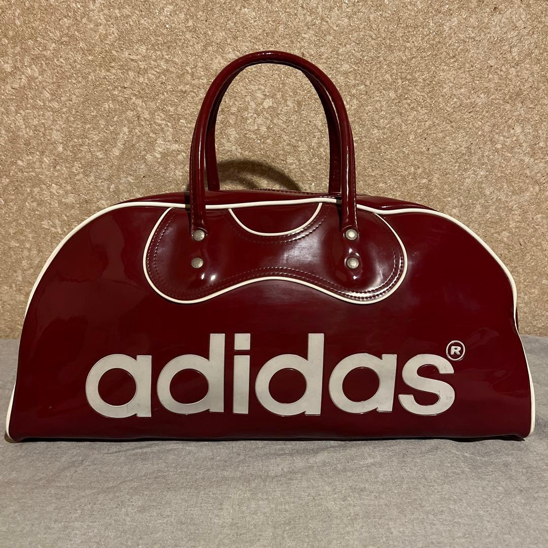 バッグ 80s old adidas enamel hand bag