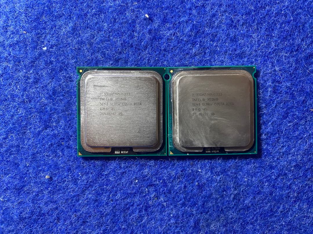 2個セット Intel Xeon 5140 SL9RW 2.33GHZ/4M