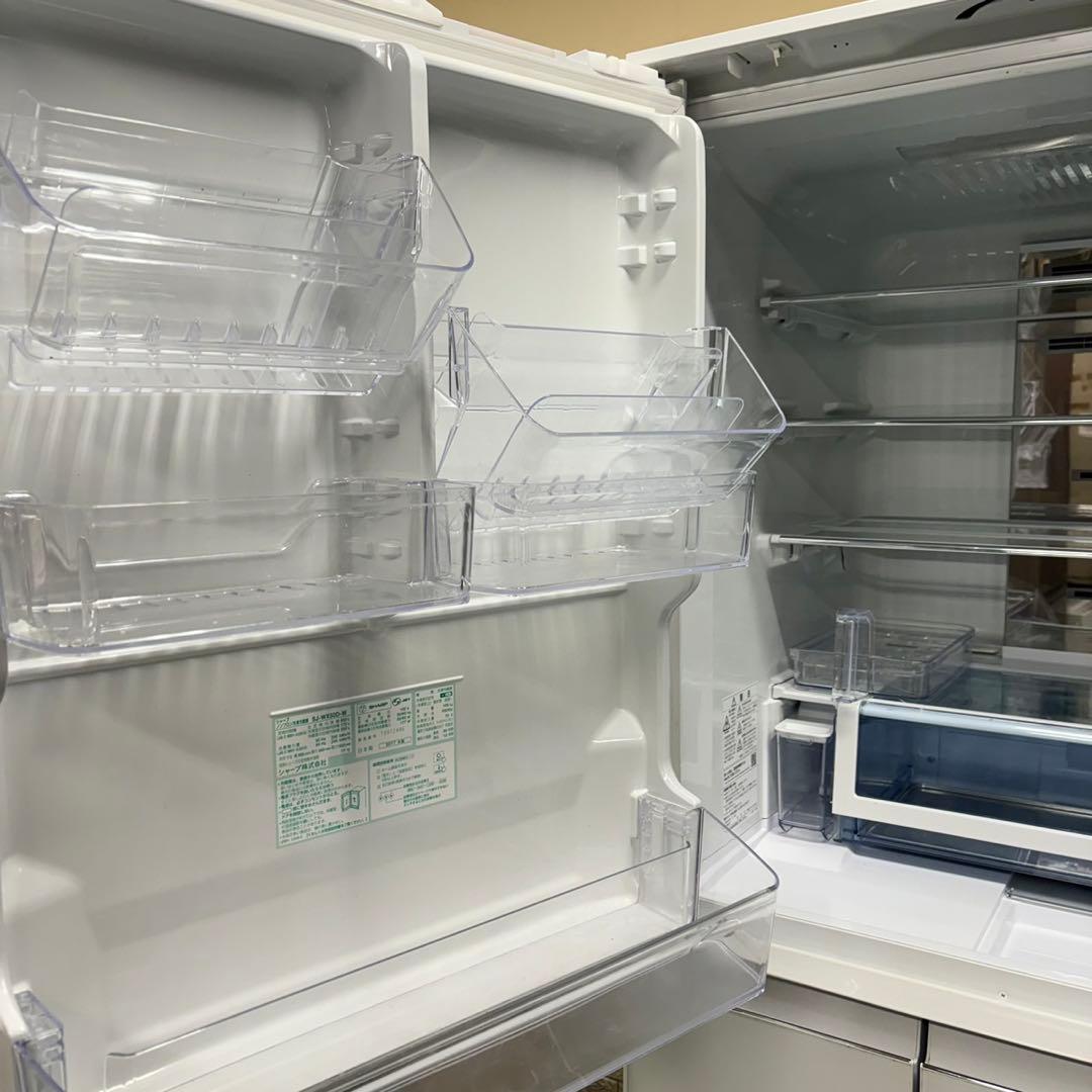 181 SHARP 冷蔵庫　大型　500L強　どっちもドア　5ドア　美品　家庭用