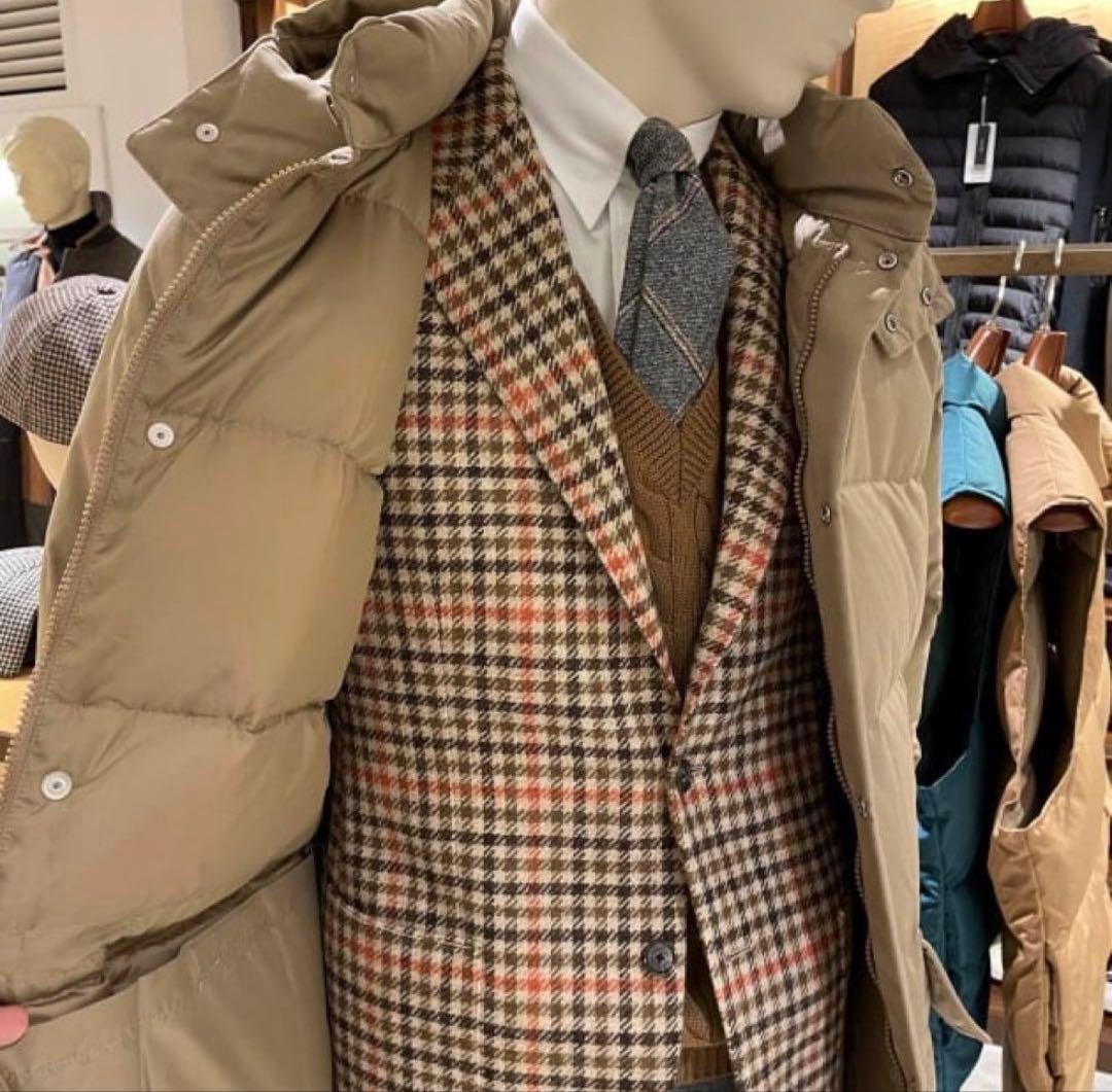 BEAMS F / MOON ガンクラブチェック+ペーン ジャケット