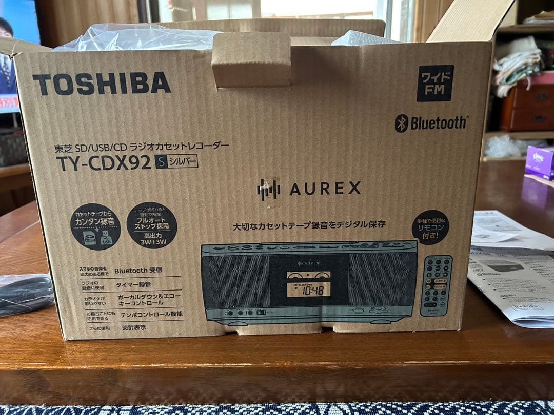TOSHIBA TY-CDX92 Bluetoothラジカセ