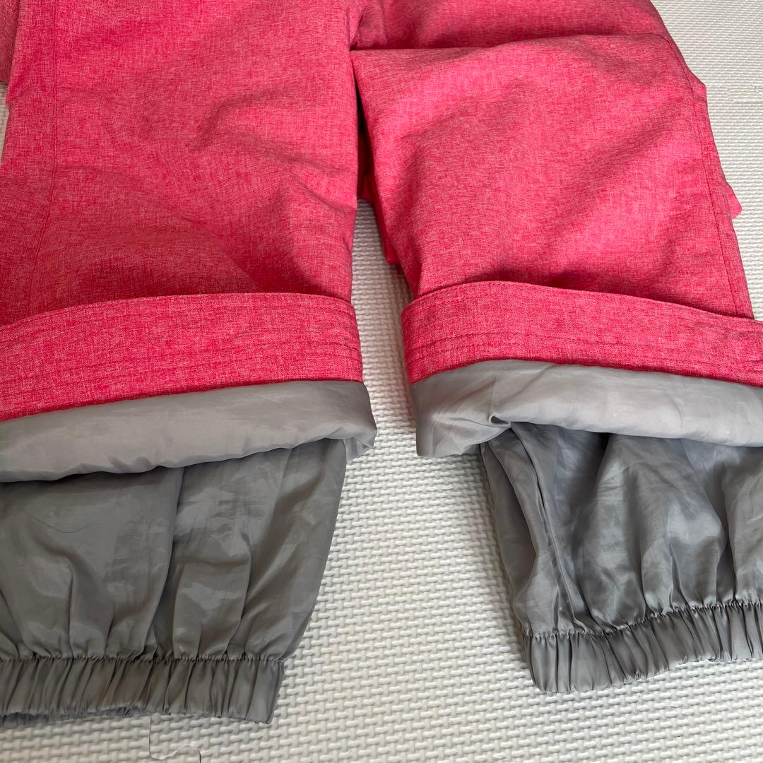 【美品】DESCENTE スキーウェア上下 160cm ブラック ピンク