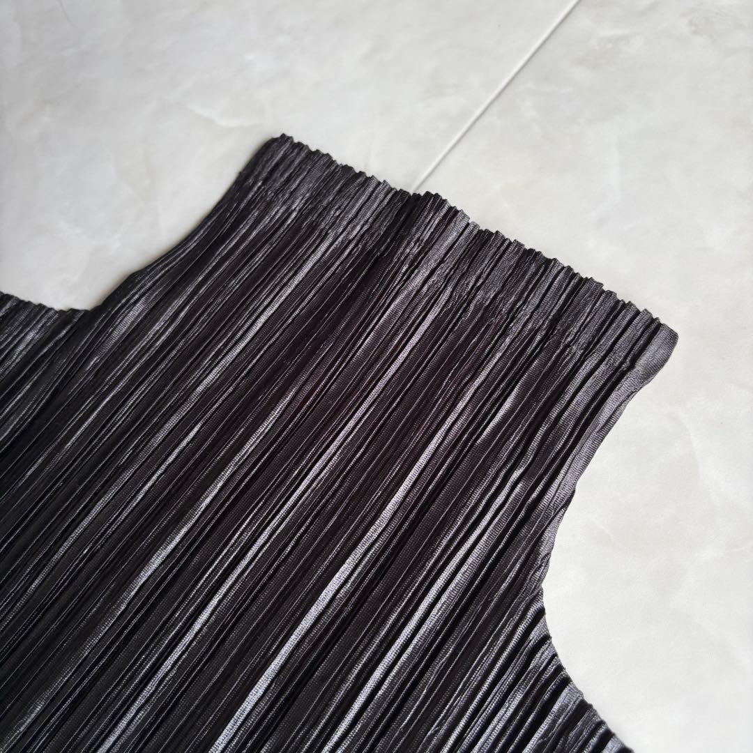ISSEY MIYAKE プリーツ ハイネック ドルマン L カットソー