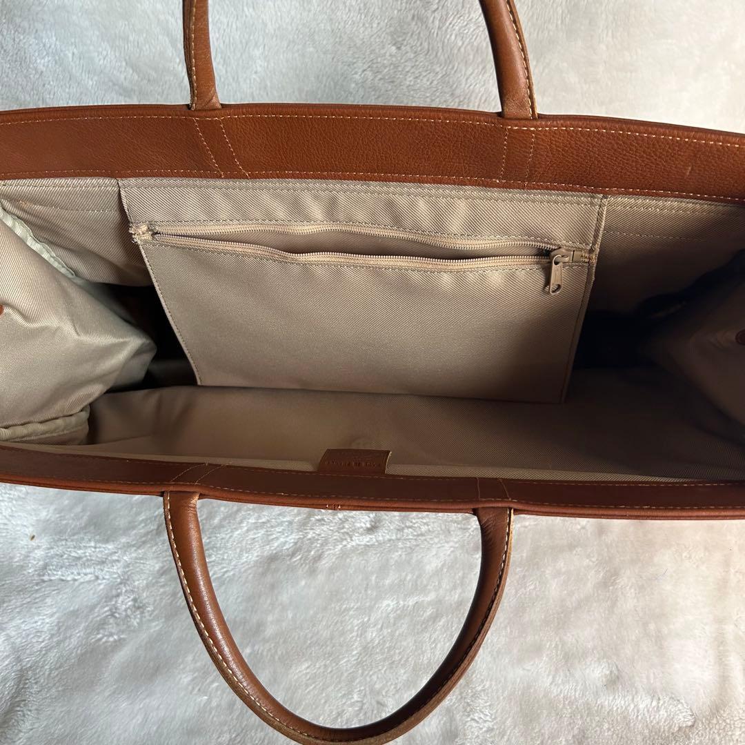 希少 美品 ロンシャン ボストンバッグ オールレザー 大容量 旅行 ゴールド