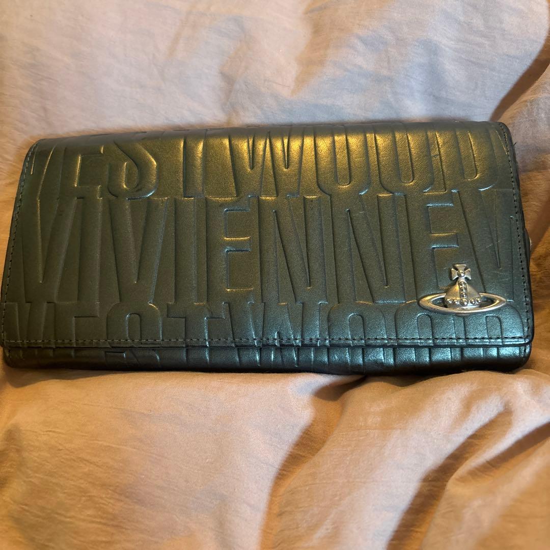 Vivienne Westwood 長財布 ダークグリーン