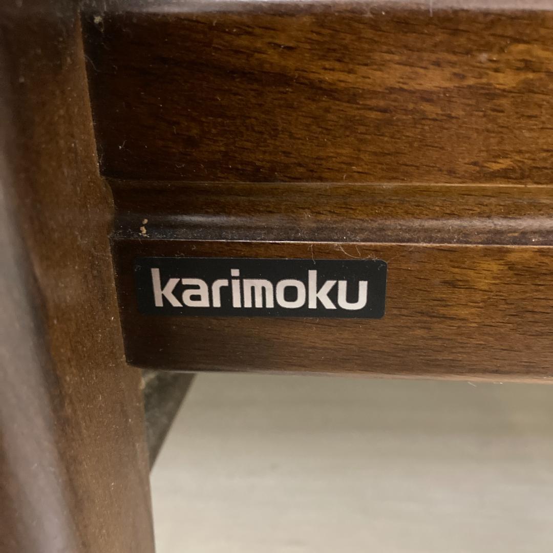 【カリモク】コロニアル　２人掛けソファ　ラブソファ