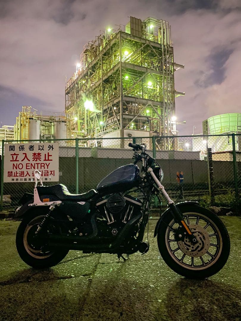 スポーツスター　タンク　フレイムスペイント　塗装済み