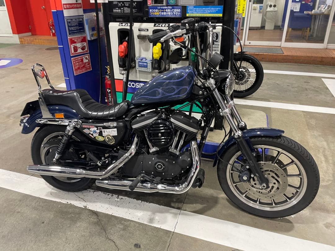 スポーツスター　タンク　フレイムスペイント　塗装済み