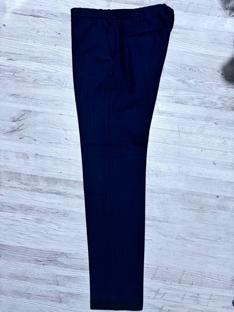 Zanella ストライプ スラックス サイズ50 ザネッラ　フランネル